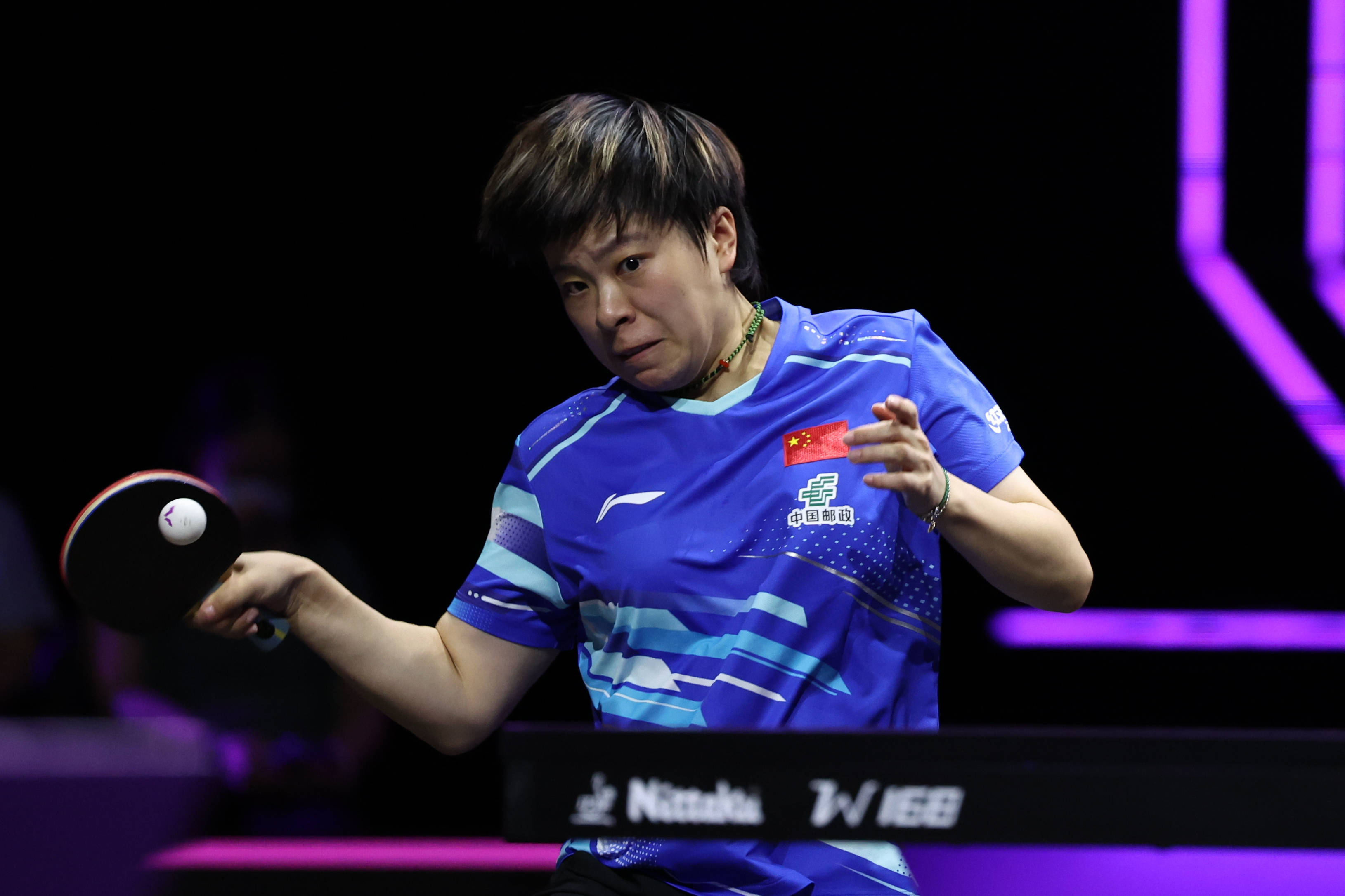 （体育）乒乓球——WTT横滨冠军赛：王艺迪晋级八强