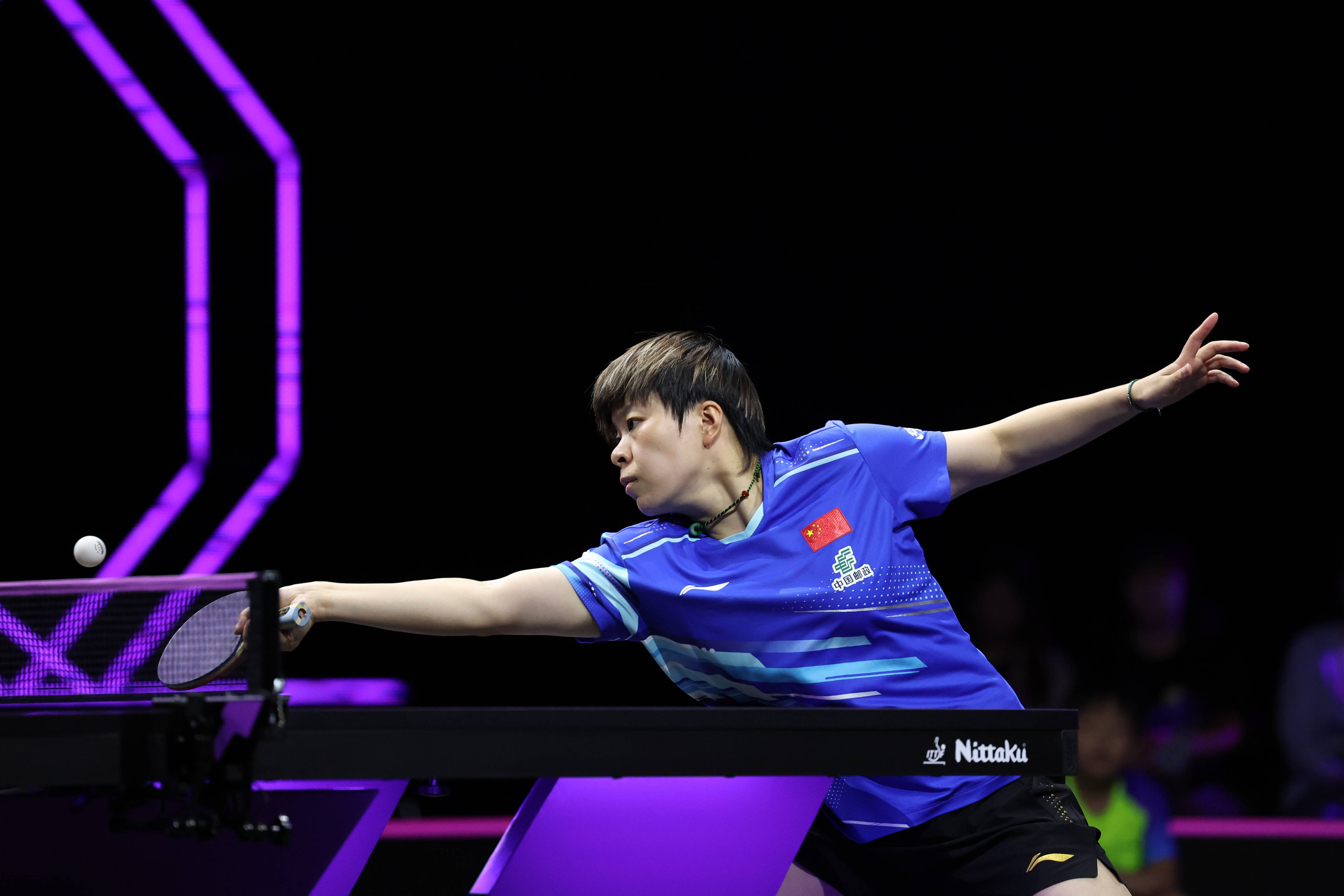 （体育）乒乓球——WTT横滨冠军赛：王艺迪晋级八强