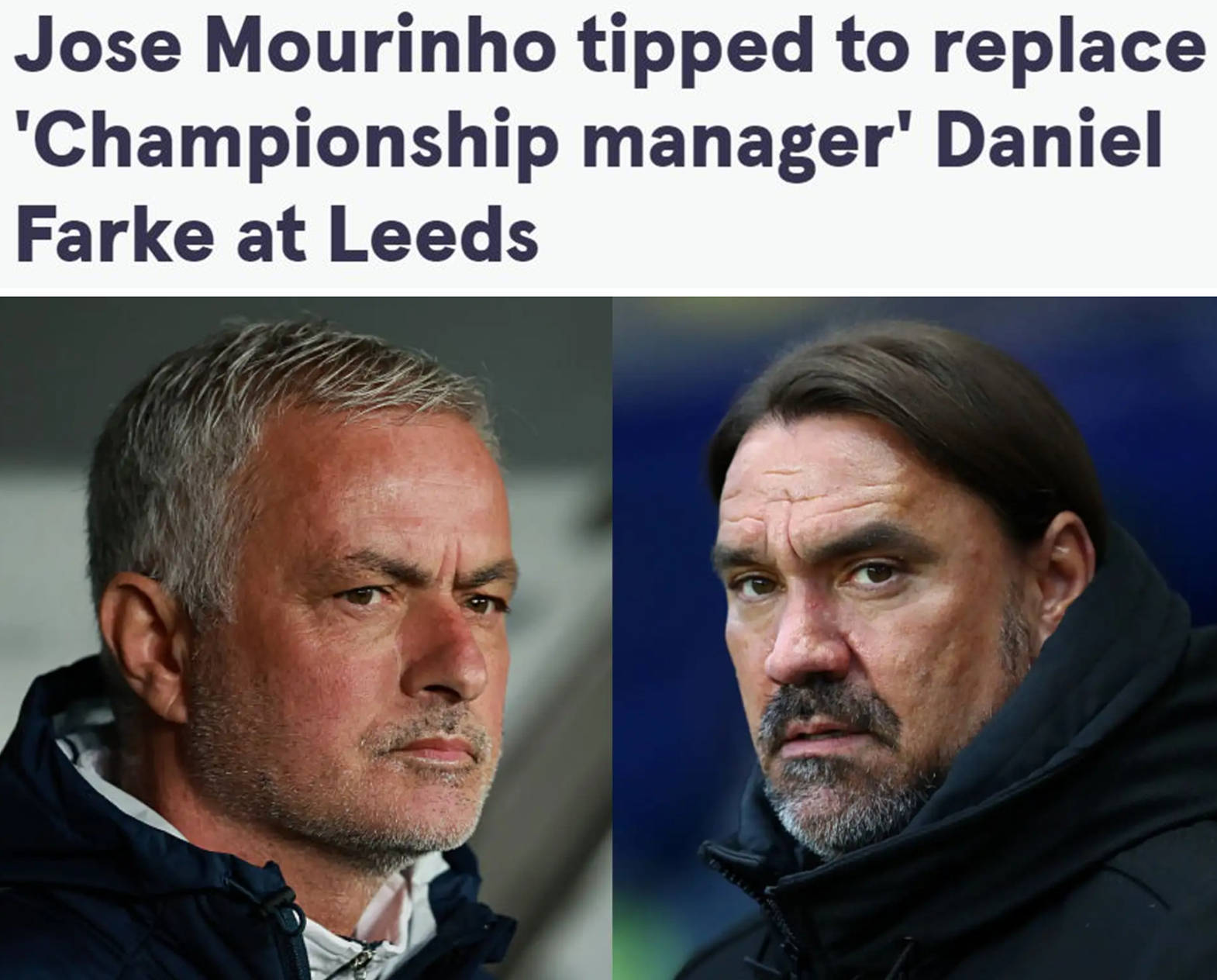 利兹联旧将：希望穆里尼奥来执教 至少能让利兹联在英超保级