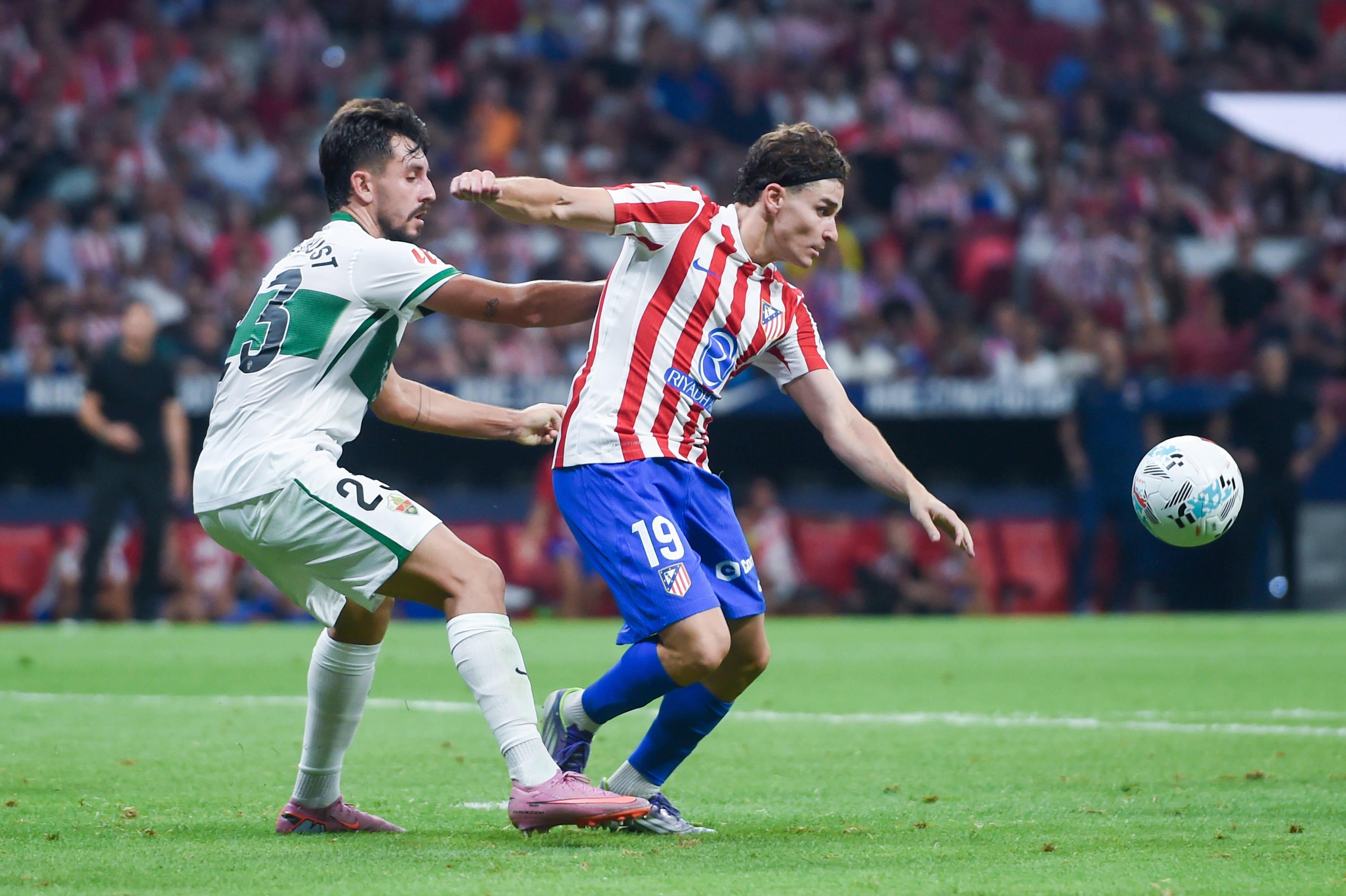 (体育)足球——西甲:马德里竞技平埃尔切