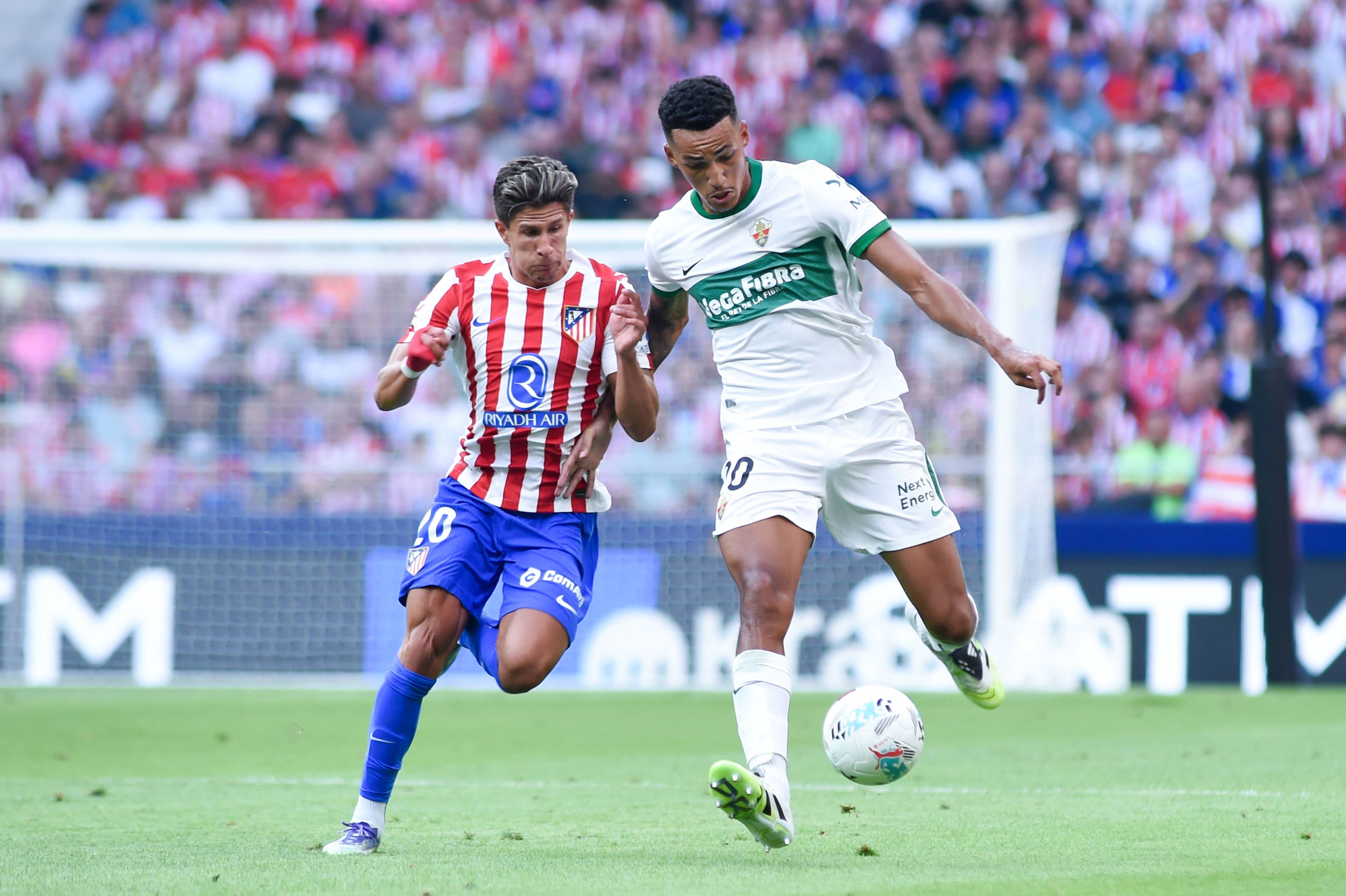 (体育)足球——西甲:马德里竞技平埃尔切