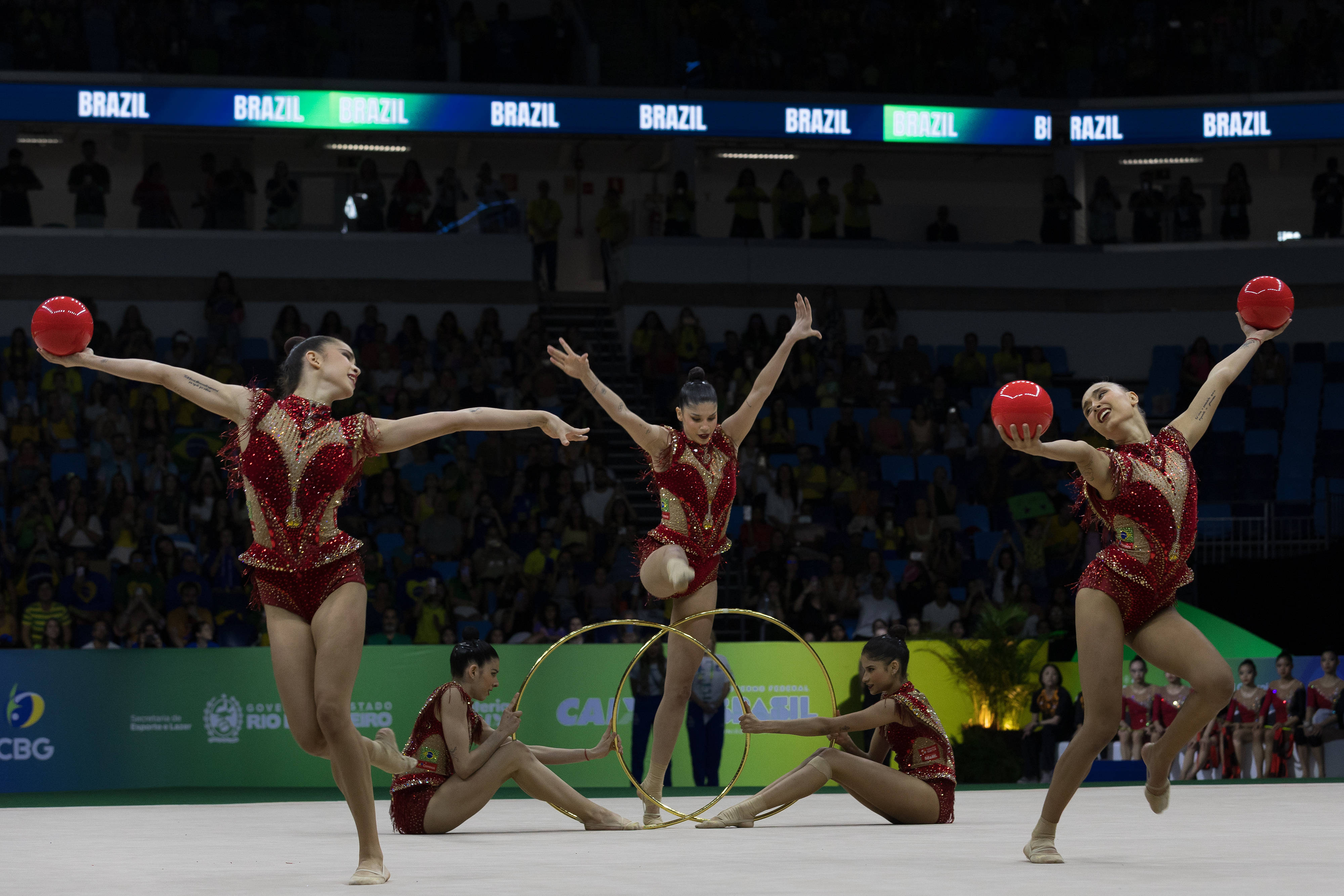 （体育）艺术体操——世锦赛：集体全能决赛赛况