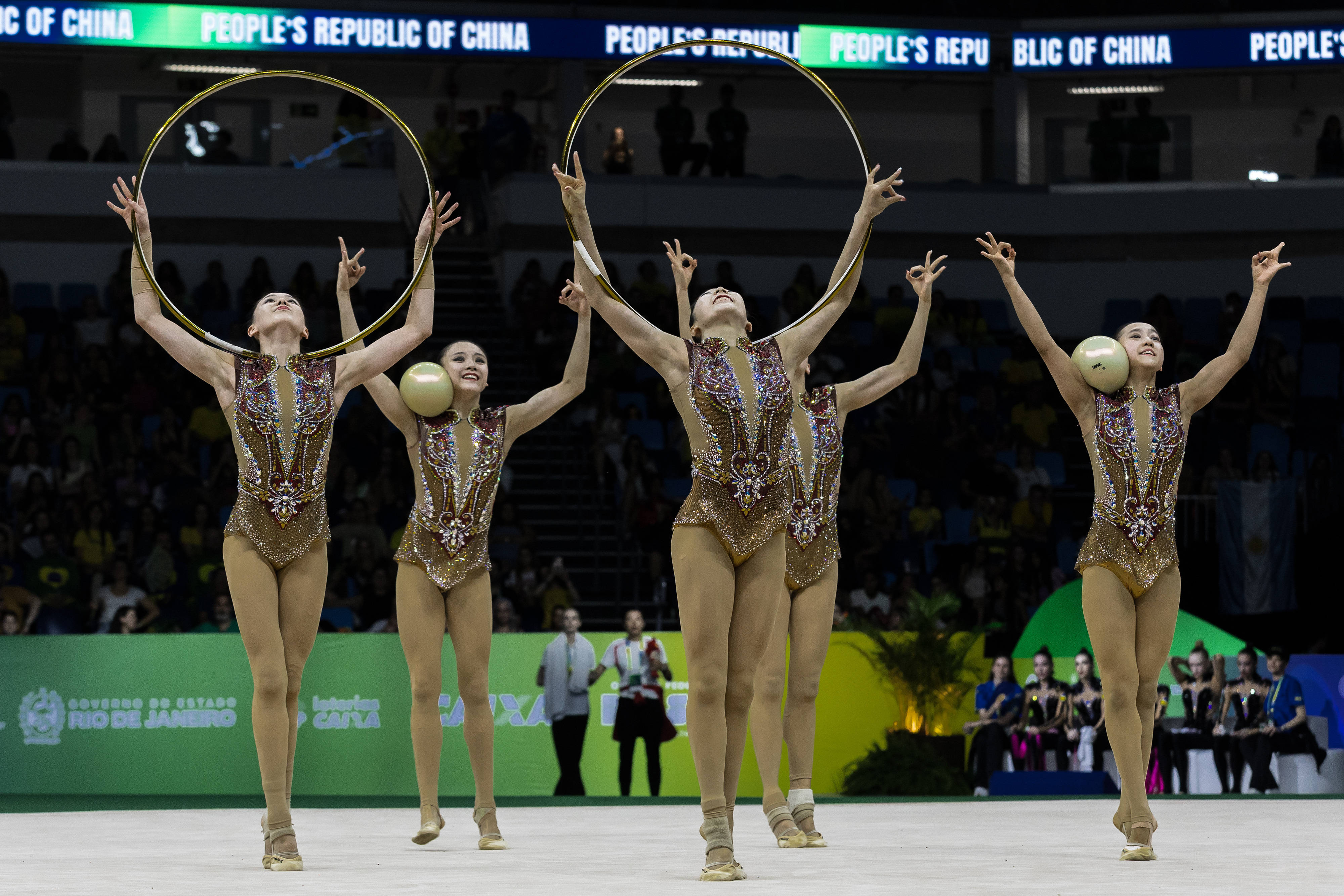 （体育）艺术体操——世锦赛：集体全能决赛赛况