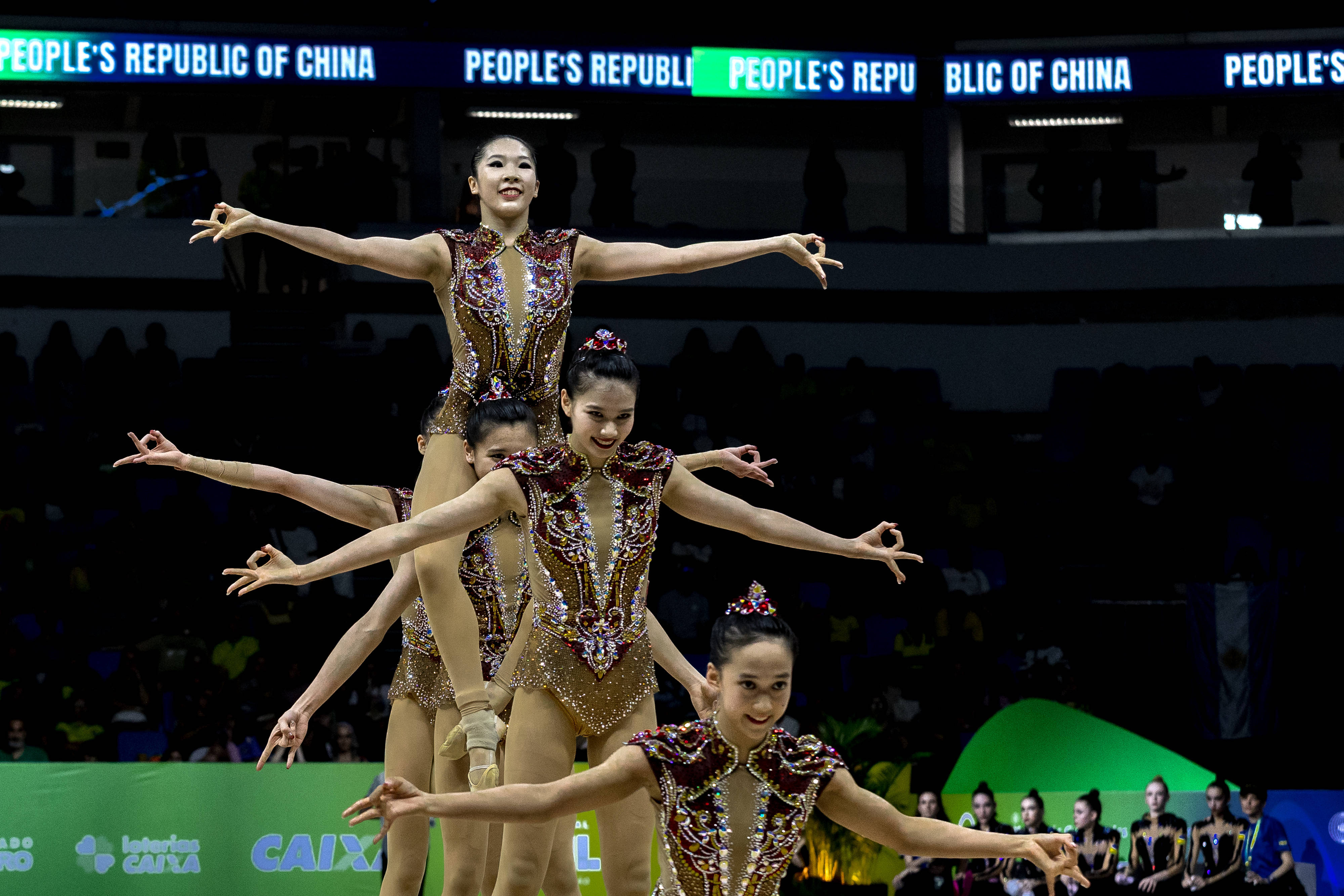 （体育）艺术体操——世锦赛：集体全能决赛赛况