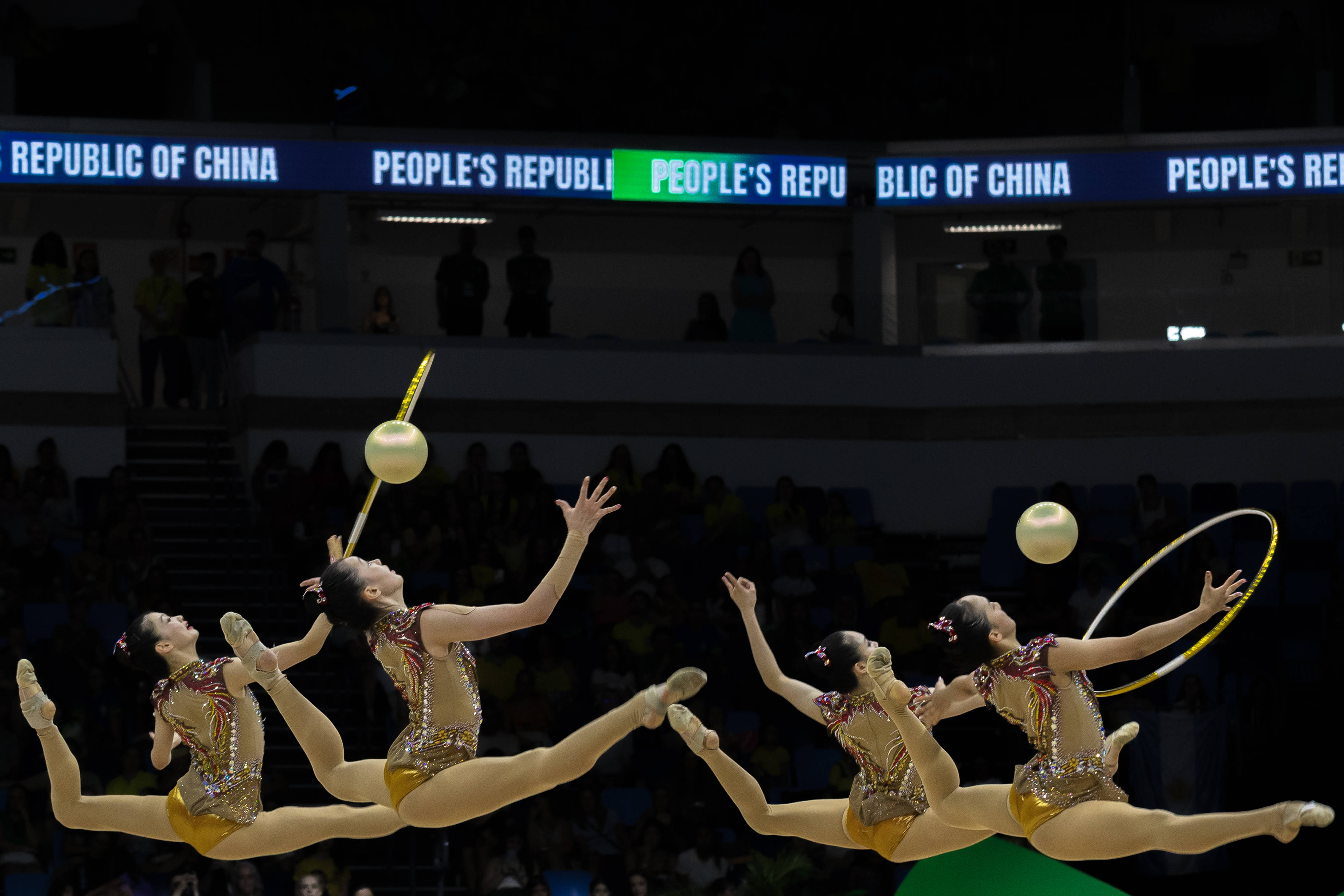 （体育）艺术体操——世锦赛：集体全能决赛赛况