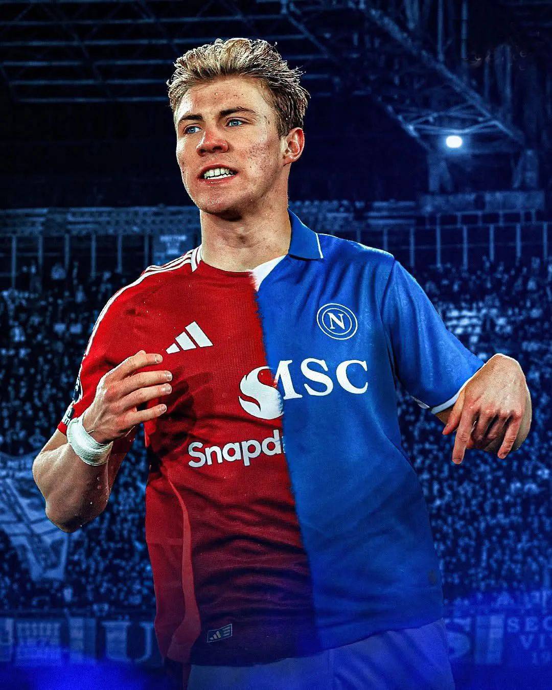 曝霍伊伦德离开曼联最后障碍！小麦致电游说加盟那不勒斯，拜仁没可能