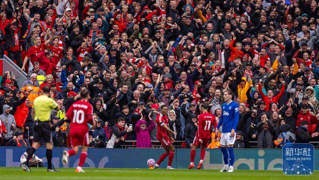 体育|英超:利物浦胜埃弗顿